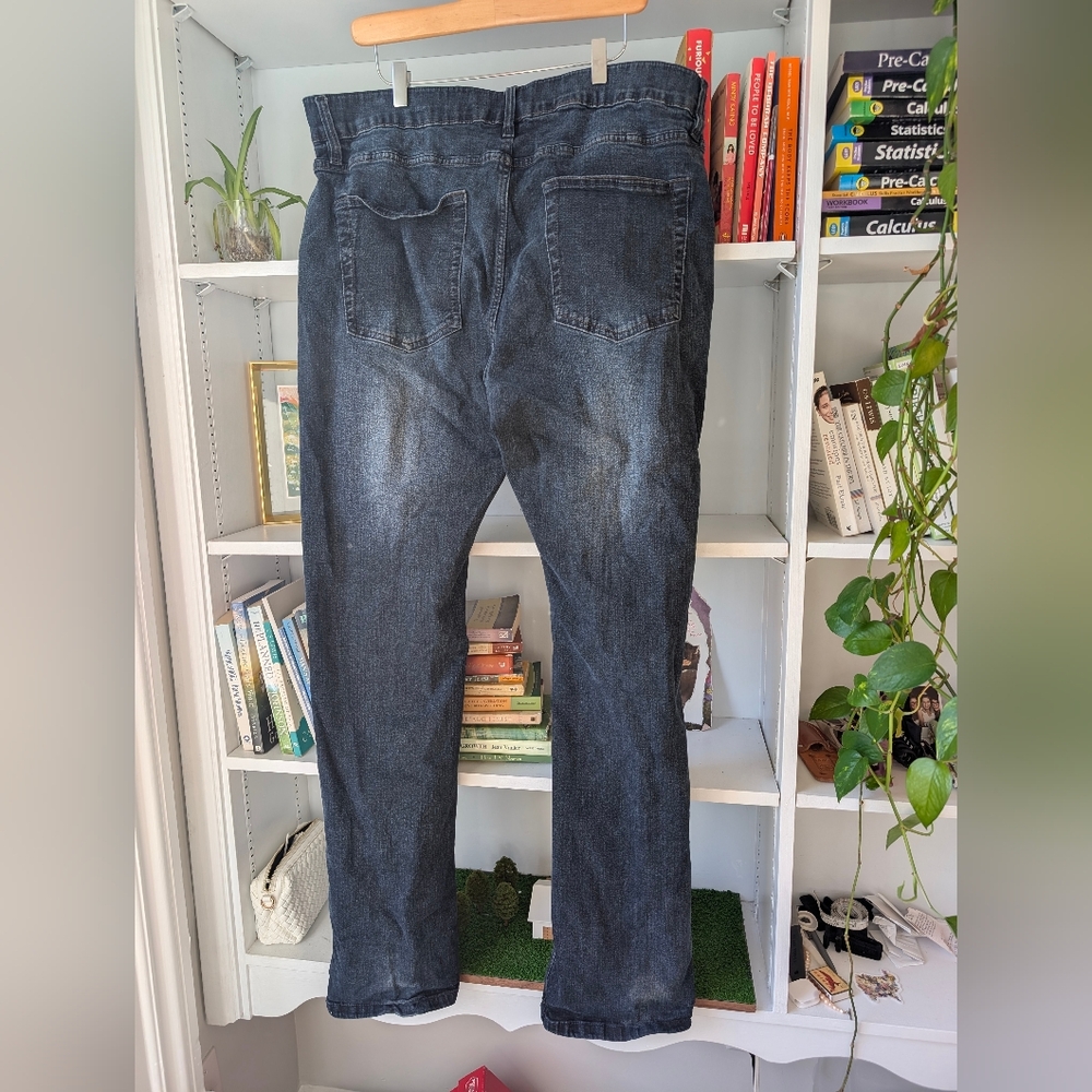 Britches Men's Jeans Relaxed Fit Dark Blue Size 40 X 36 Tall Plus Size - Picture 7 of 8
